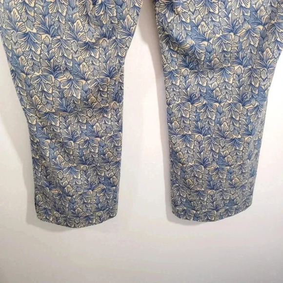 CLEARANCE Sigrid Olsen Pants Trousers Wide Leg Side Zip Cotton Stretch - Picture 6 of 14